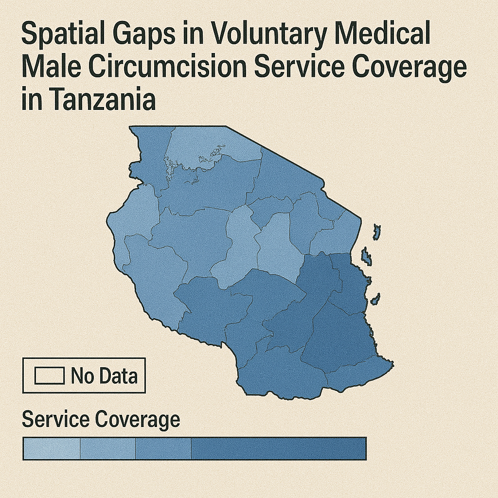 Geospatial assessment of the voluntary medical male circumcision programme in Tanzania, 2011–2016