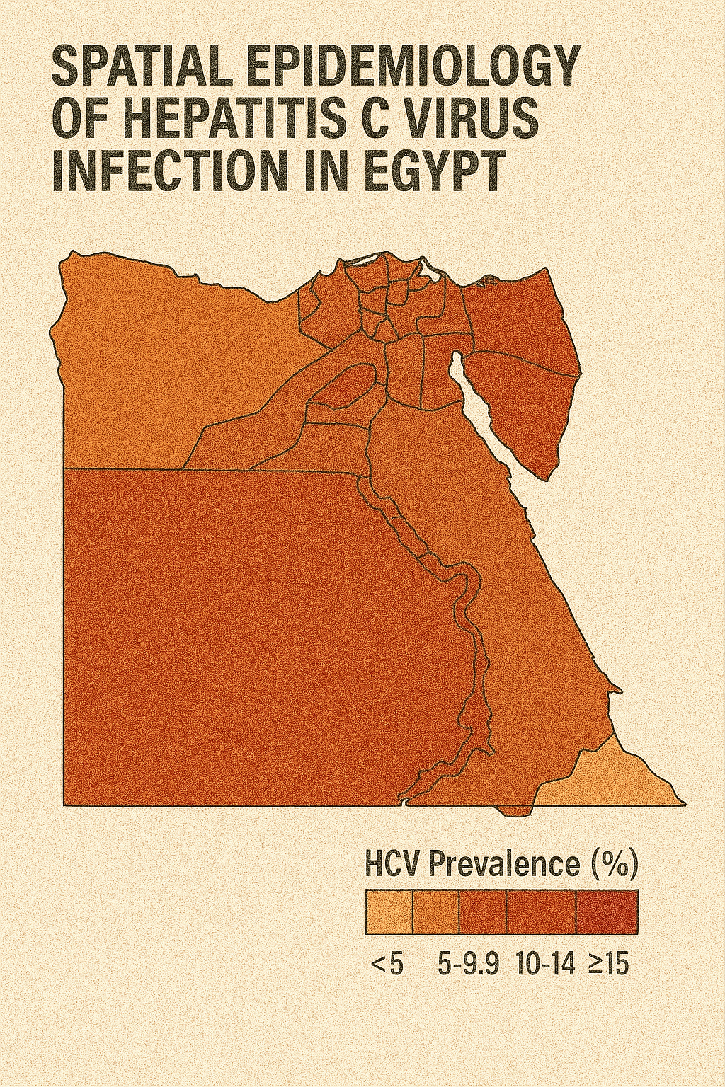 Spatial epidemiology of hepatitis C virus infection in Egypt: Analyses and implications