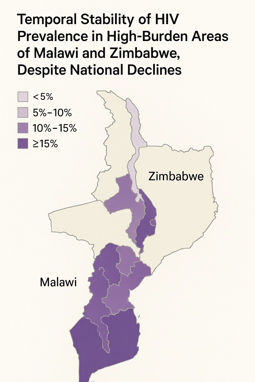 Towards UNAIDS Fast-Track goals: Targeting priority geographic areas for HIV prevention and care in Zimbabwe